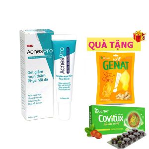 <b>Acnes Pro</b> mua <b><span style="color: red">1 hộp</span> + Tặng 1 hộp Covitux + 1 túi kẹo</b> 20 viên
