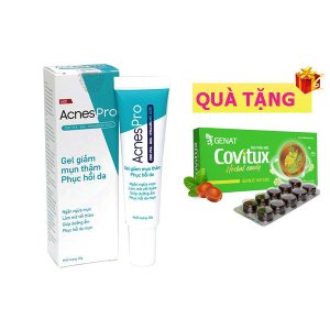 <b>Acnes Pro</b> mua <b><span style="color: red">1 hộp</span> + Tặng 1 hộp Covitux</b>