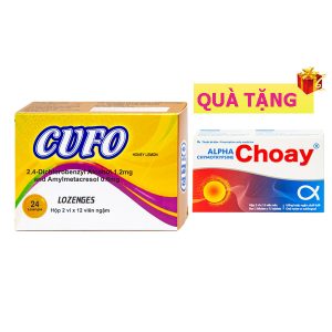 <b>Cufo Mật ong chanh</b> (H24) mua <b><span style="color: red">20 hộp</span> + Tặng 1 hộp Alpha Choay</b>