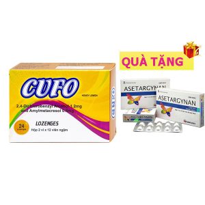<b>Cufo Mật ong chanh</b> (H24) mua <b><span style="color: red">10 hộp</span> + Tặng 1 hộp aseTargynan</b>