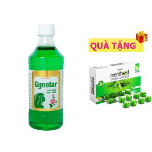 <b>Gynofar</b> 500ml mua <b><span style="color: red">10 chai</span> + Tặng 1 hộp Menthosil</b>