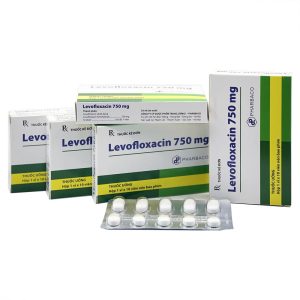 <b>Levofloxacin 750mg</b> (hộp 10 viên) TW1