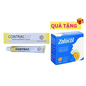 <b>ContracExt</b> Gel mờ sẹo mua <b><span style="color: red">1 hộp</span> + Tặng 1 hộp Zalocol</b> Viên ngậm ho