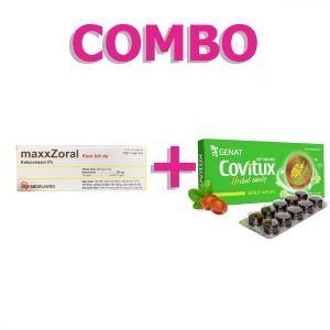 <b>1 hộp maxxZoral</b> (25.900) <b>+ 1 hộp Covitux</b> (11.600)