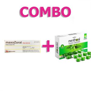 <b>1 hộp maxxZoral</b> (25.900) <b>+ 1 hộp Menthosil</b> (17.600)