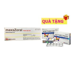 <b>maxxZoral</b> mua <b><span style="color: red">12 hộp</span> + Tặng 1 hộp aseTargynan</b>