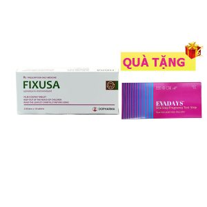 <b>Fixusa</b> Kháng sinh răng mua <b><span style="color: red">1 hộp</span> + Tặng 3 hộp Test Evadays</b>