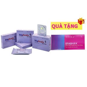 <b>bigAvalo</b> mua <b><span style="color: red">1 hộp</span> + Tặng 1 hộp Test Evadays</b>