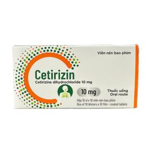 <b>Cetirizin 10mg</b> (Hộp 100 viên)