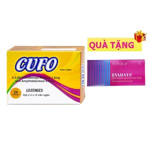 <b>Cufo Honey Lemon</b> (H24) mua <b><span style="color: red">10 hộp</span> <span style="color: #008001"> + Tặng 10 hộp Test Evadays</span></b>