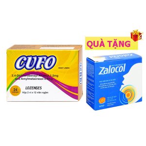 <b>Cufo Mật ong chanh</b> (H24) mua <b><span style="color: red">10 hộp</span> <span style="color: #008001"> + Tặng 1 hộp Zalocol / maxxCup</span></b>