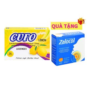 <b>Cufo Chanh</b> (H24) mua <b><span style="color: red">10 hộp</span> <span style="color: #008001"> + Tặng 1 hộp Zalocol / maxxCup</span></b>