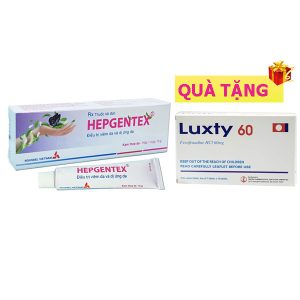 <b>Hepgentex</b> mua <b><span style="color: red">10 hộp</span> + Tặng 1 hộp Luxty 60</b>