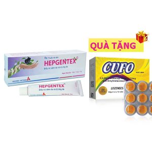<b>Hepgentex</b> mua <b><span style="color: red">10 hộp</span> + Tặng 1 hộp Cufo</b>