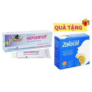 <b>Hepgentex</b> mua <b><span style="color: red">10 hộp</span> + Tặng 1 hộp Zalocol</b> viên ngậm ho