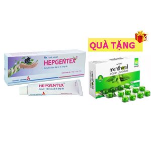 <b>Hepgentex</b> mua <b><span style="color: red">10 hộp</span> + Tặng 1 hộp Menthosil</b>
