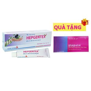 <b>Hepgentex</b> mua <b><span style="color: red">1 hộp</span> + Tặng 1 hộp Test Evadays</b>