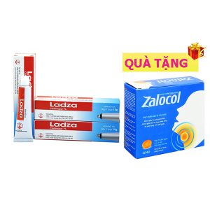 <b>Ladza</b> mua <b><span style="color: red">10 hộp</span> + Tặng 1 hộp Zalocol</b> viên ngậm ho