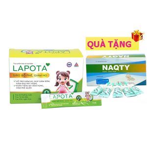 <b>Lapota</b> mua <b><span style="color: red">1 hộp</span> + Tặng 1 hộp NAQTY</b>