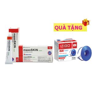 <b>maxxSkin</b> mua <b><span style="color: red">10 hộp</span> + Tặng 1 hộp Băng cuộn lụa</b> 2.5cmx5m