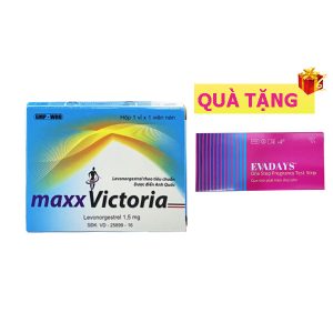 <b>maxxVictoria</b> mua <b><span style="color: red">1 hộp</span> + Tặng 1 hộp Test Evadays</b>