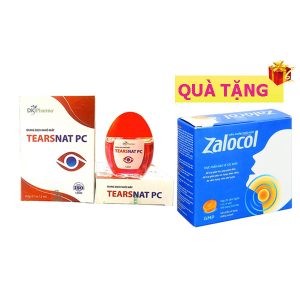 <b>Tearsnat PC</b> mua <b><span style="color: red">1 hộp</span> + Tặng 1 hộp Zalocol</b> Viên ngậm ho