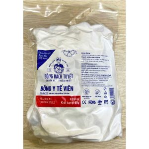 <b>Bông y tế viên</b> (50g) Bạch Tuyết