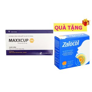 <b>MaxxCup</b> mua <b><span style="color: red">10 hộp</span> + Tặng 1 hộp Zalocol</b> Viên ngậm ho