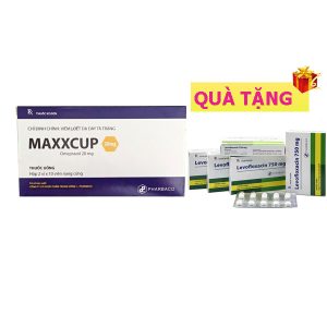 <b>MaxxCup</b> mua <b><span style="color: red">10 hộp</span> + Tặng 1 hộp Levofloxacin</b> 750mg