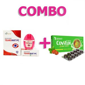 <b>1 hộp Tearsnat PC</b> (26.900) <b>+ 1 hộp Covitux</b> (11.600)