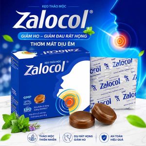 <b>Zalocol</b> Viên ngậm thảo mộc (H20) | <b><span style="color: green"> Đường Isomalt</span></b>