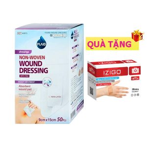 <b>Gạc vô trùng 9x15cm</b> (H50) mua <b><span style="color: red">1 hộp</span> + Tặng 1 hộp Bcn Izigo</b> 72x38mm