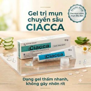 <b>Ciacca</b> Gel trị mụn trứng cá (10g) Davipharm