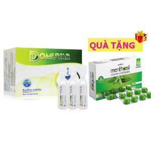 <b>Domuvar</b> mua <b><span style="color: red">3 hộp</span> + Tặng 3 hộp Menthosil</b>