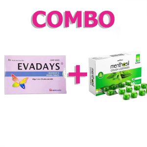 <b>1 hộp Evadays</b> (49.900) <b>+ 1 hộp Menthosil</b> (17.600)