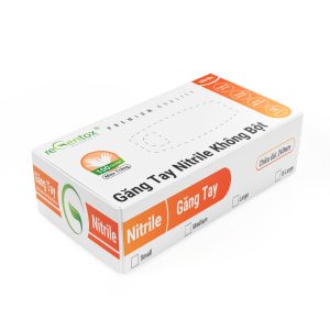 <b>Găng tay</b> Nitrile không bột, Màu trắng 240mm (H100) Regentox