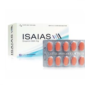 <b>ISAIAS</b> Diosmin 600 (H60) Davipharm | <b><span style="color: BlueViolet">Có thể xuất HĐ</span></b>