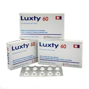 <b>Luxty 60</b> Fexofenadin 60mg (H10) TW2 | <b><span style="color: MediumBlue"> Date 29/12/2026</span></b>