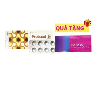 <b>Predstad 20</b> mua <b><span style="color: red">1 hộp</span> + Tặng 3 hộp Test Evadays</b>