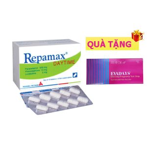 <b>Repamax DayTime</b> mua <b><span style="color: red">1 hộp</span> + Tặng 3 hộp Test Evadays</b>