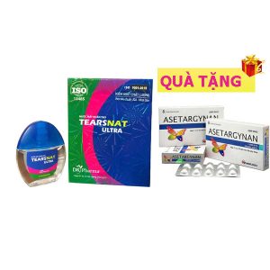 <b>Tearsnat Ultra</b> mua <b><span style="color: red">5 hộp</span> + Tặng 1 hộp aseTargynan</b>