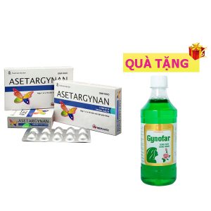 <b>Targynan</b> mua <b><span style="color: red">1 hộp</span> + Tặng 1 chai Gynofar</b> 500ml