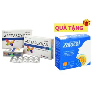 <b>aseTargynan</b> mua <b><span style="color: red">1 hộp</span> + Tặng 1 hộp Zalocol</b> Viên ngậm ho