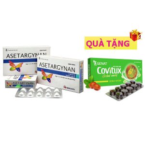 <b>aseTargynan</b> mua <b><span style="color: red">1 hộp</span> + Tặng 1 hộp Zalocol</b> Viên ngậm ho