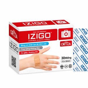 <span style="color: red">💰 <b>Giá Sốc: </b></span> <b>Băng cá nhân Izigo 72x38mm</b> độ dính cao (H30)