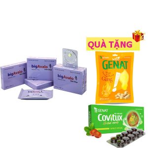 <b>bigAvalo </b>mua <b><span style="color: red">10 hộp</span> + Tặng 1 hộp Covitux + 1 túi kẹo</b> 20 viên