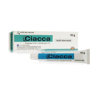<b>Ciacca</b> Gel trị mụn trứng cá <b><span style="color: green">Adapalen + Clindamycin</span></b> (10g) | <b><span style="color: BlueViolet">Có thể xuất HĐ</span></b>