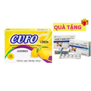 <b>Cufo Chanh</b> (H24) mua <b><span style="color: red">10 hộp</span> + Tặng 1 hộp aseTargynan</b>