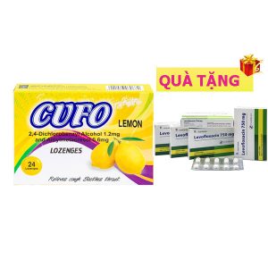 <b>Cufo Chanh</b> (H24) mua <b><span style="color: red">20 hộp</span> + Tặng 1 hộp Levofloxacin</b> 750mg
