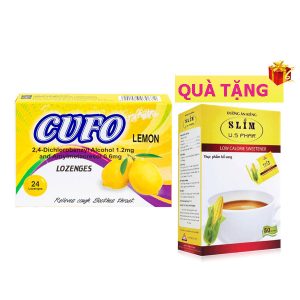 <b>Cufo Lemon</b> (H24) mua <b><span style="color: red">20 hộp</span> <span style="color: #008001"> + Tặng 1 hộp Đường bắp Slim / Medgolds</span></b>